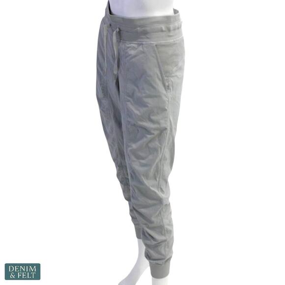 Lululemon Dance Studio Mid-Rise Jogger Silver Drop Gray Pants Sz 4 🖤 - Picture 3 of 16